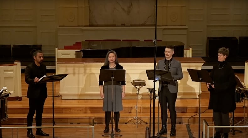 The Kinnara chamber choir debuted Heather Gilligan’s "Southern Dissonances: Portraits of a New South."