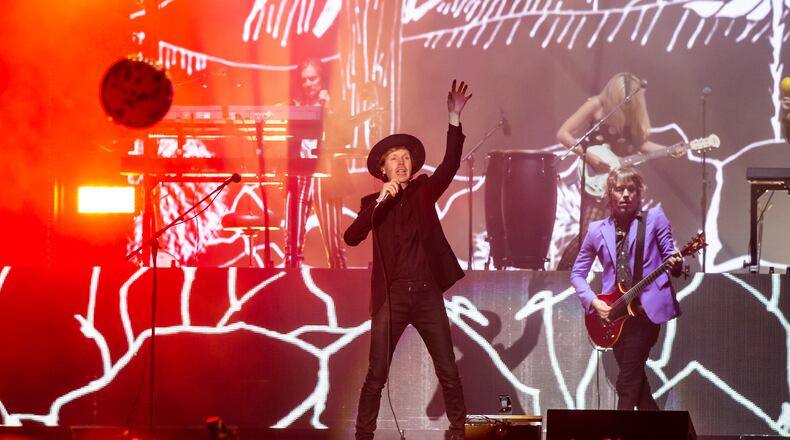 Beck performs at the Shaky Knees Music Festival on Friday, May 3, 2019, in Atlanta. (Photo: Ryan Fleisher/Special to the AJC)