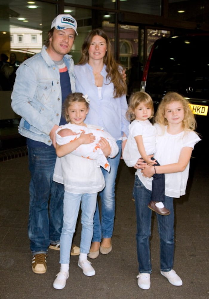 Chef Jamie Oliver's children are named Poppy Honey, Daisy Boo, Petal Rainbow Blossom, and Buddy Bear Maurice