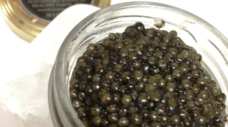Black sturgeon caviar. / (Evan S. Benn/Miami Herald/TNS)