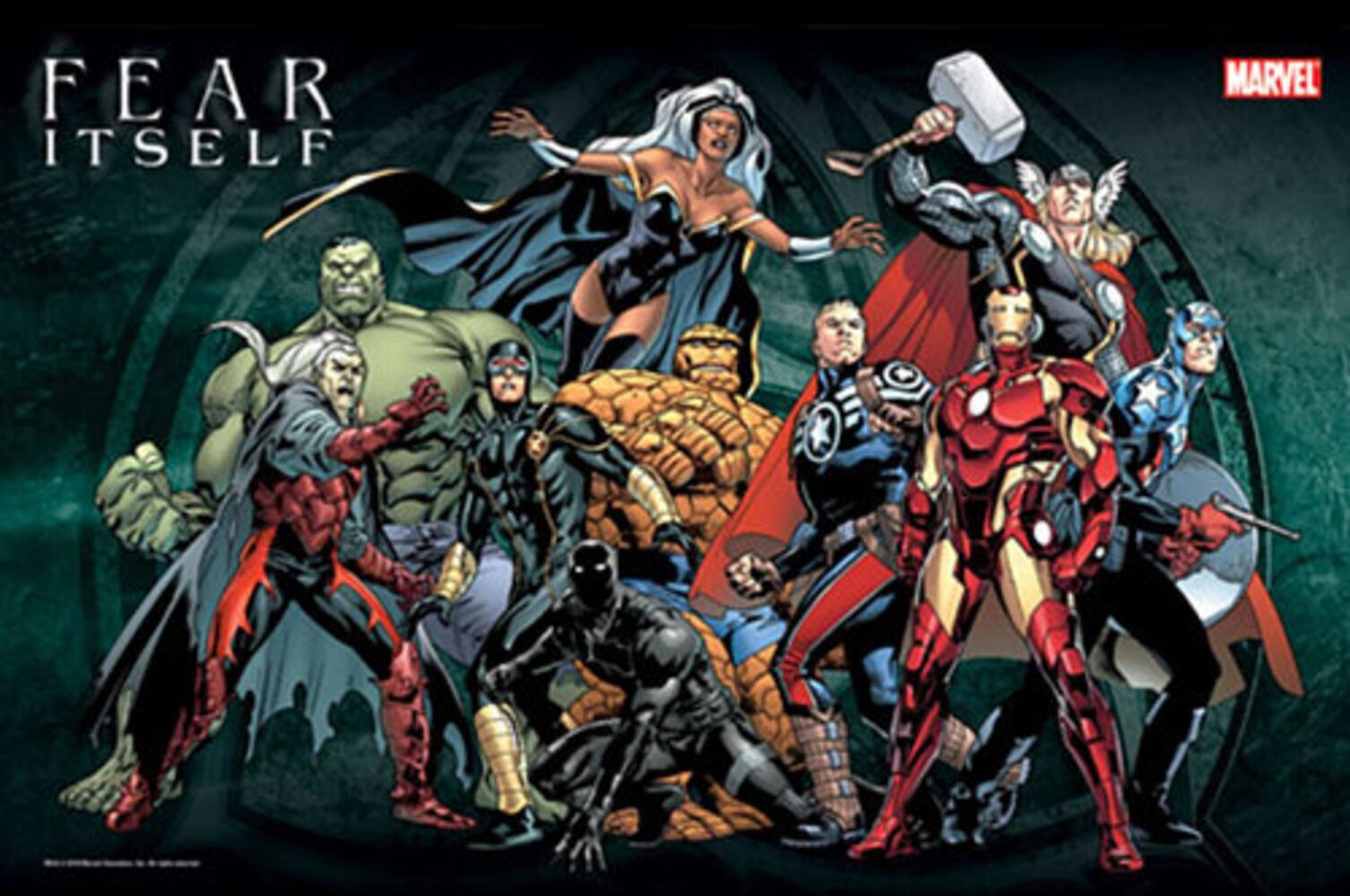 Marvel characters face fear