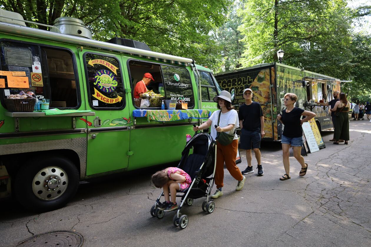 The Grant Park Summer Shade Festival, which will be held Saturday and Sunday in Atlanta, features a variety of food and beverage vendors. (Courtesy of the Grant Park Conservancy)