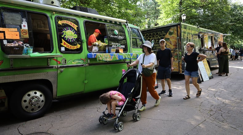The Grant Park Summer Shade Festival, which will be held Saturday and Sunday in Atlanta, features a variety of food and beverage vendors. (Courtesy of the Grant Park Conservancy)