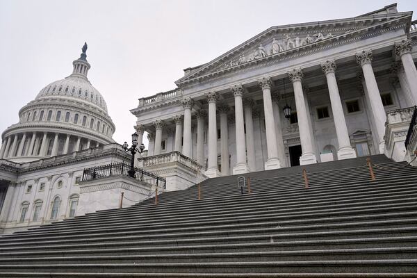 The U.S Capitol is seen on Monday, June 16, 2025, in Washington. (AP Photo/Mariam Zuhaib)