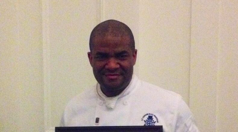 Daryl Shular after receiving his award.