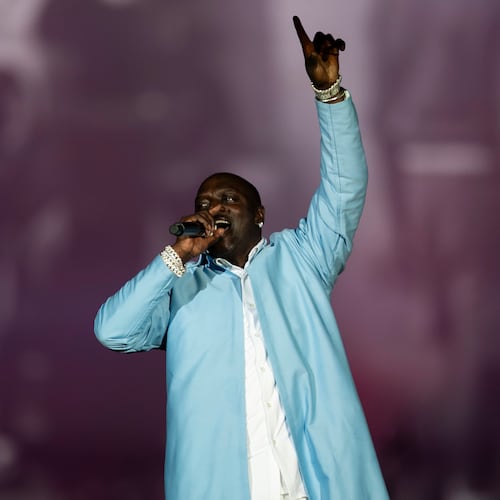 FILE - Akon performs at the Rock in Rio music festival in Rio de Janeiro, Sept. 22, 2024. (AP Photo/Bruna Prado, File)