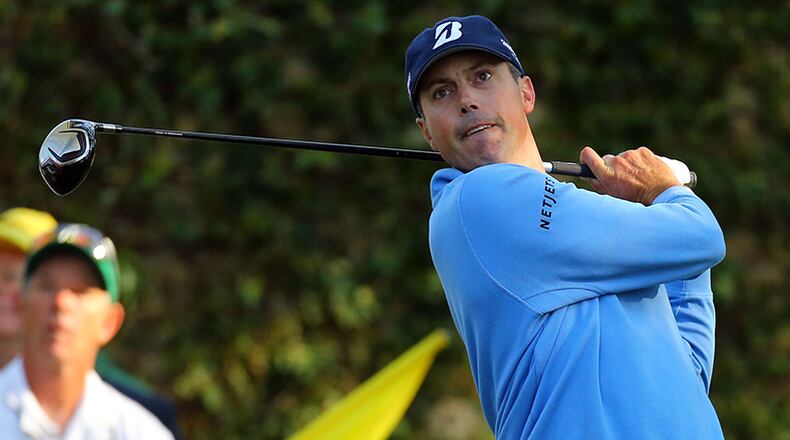 Matt Kuchar shot 71 in the second round of the Masters on Friday.