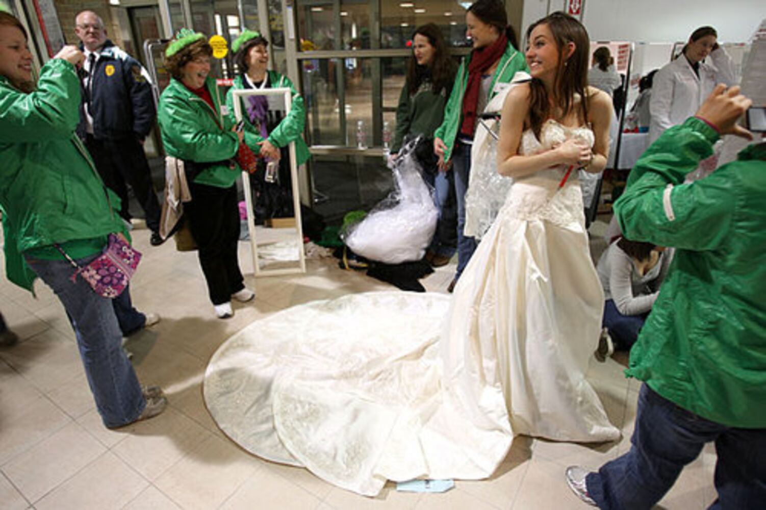 The Running of the Brides at Filene's Basement