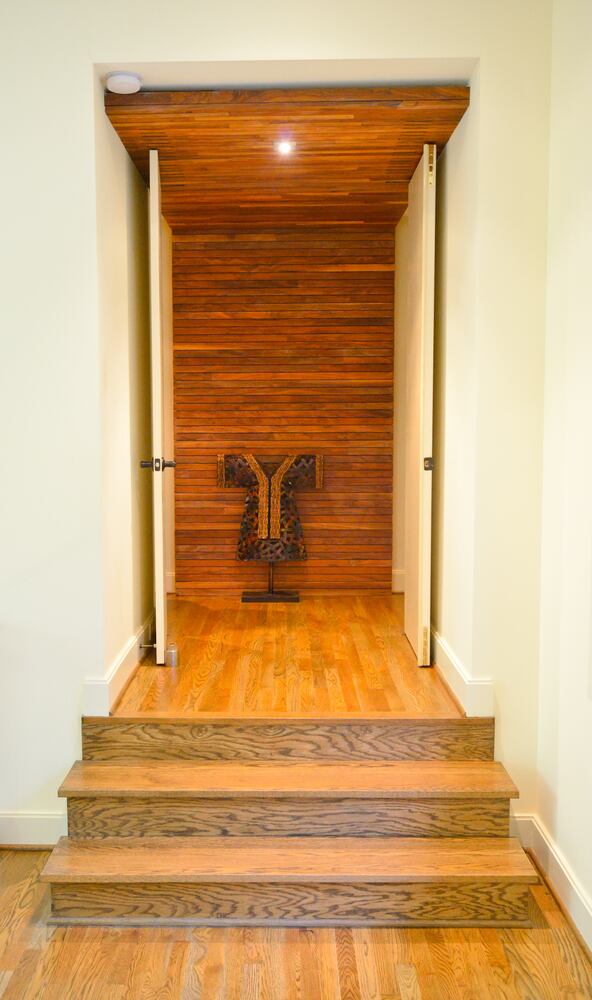 Walnut floorboards