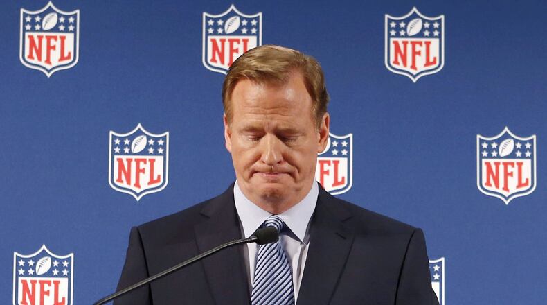 NFL Commissioner Roger Goodell. (AP Photo/Jason DeCrow, File)