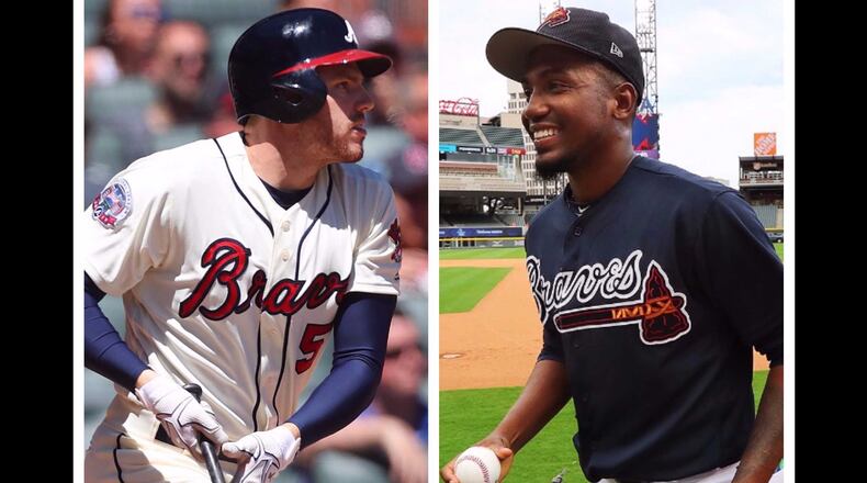 Braves players Freddie Freeman (left) and Julio Teheran (right) fielded questions at the team's first kids-only press conference. Hear what they had to say.