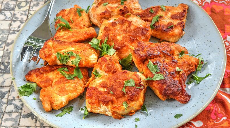 Quick Masala Chicken. (Chris Hunt for The Atlanta Journal-Constitution)