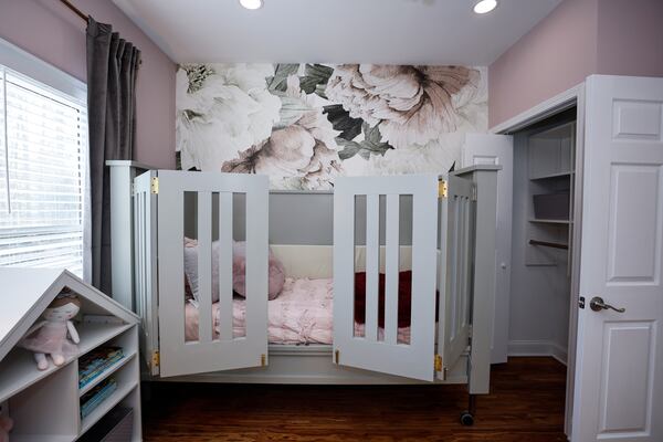 Views of 14-year-old Celia Claxton’s bedroom after it was remodeled by nonprofit Sunshine on A Ranney Day. Natrice Miller/natrice.miller@ajc.com