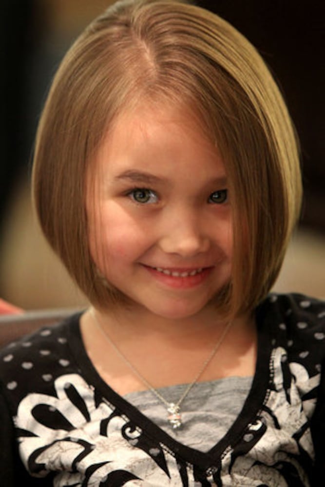 Locks of Love donation at Van Michael Salon