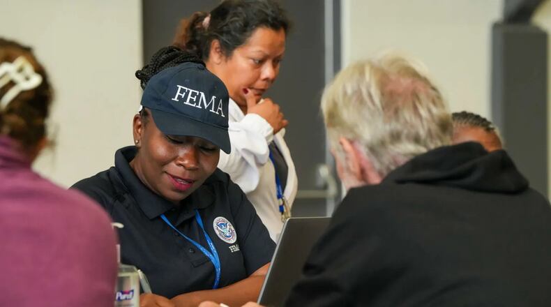 A job fair for a new office of the Federal Emergency Management Agency in Augusta. Government was one of the sectors with hiring in November. (Courtesy of FEMA)