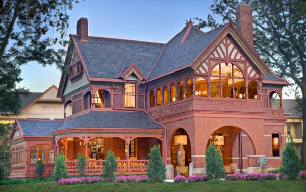 The Ivy Hall house occupies a full city block.