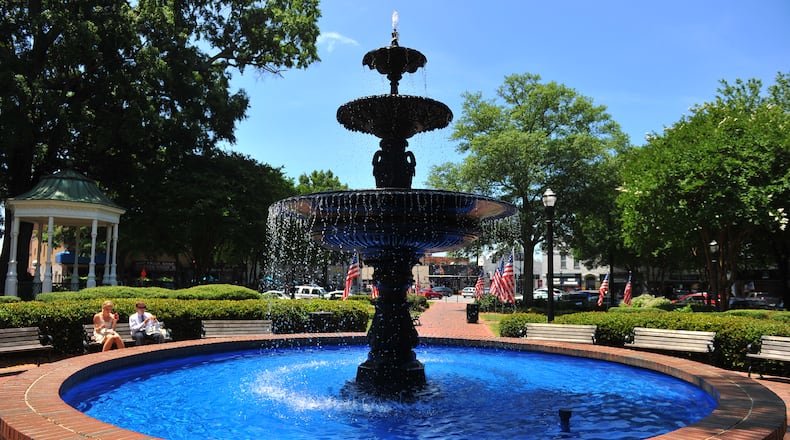 A look at Marietta Square in May 2012