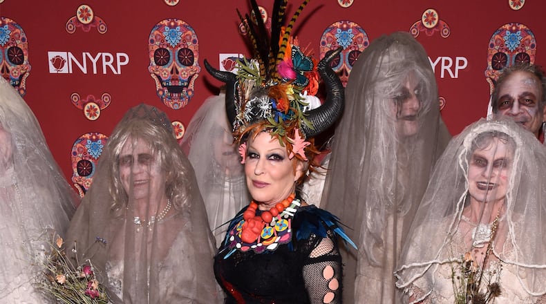 Actress Bette Midler attends 2015 Hulaween Party Celebrating New York Restoration Project's 20th Anniversary at The Waldorf Astoria on October 30, 2015 in New York City.