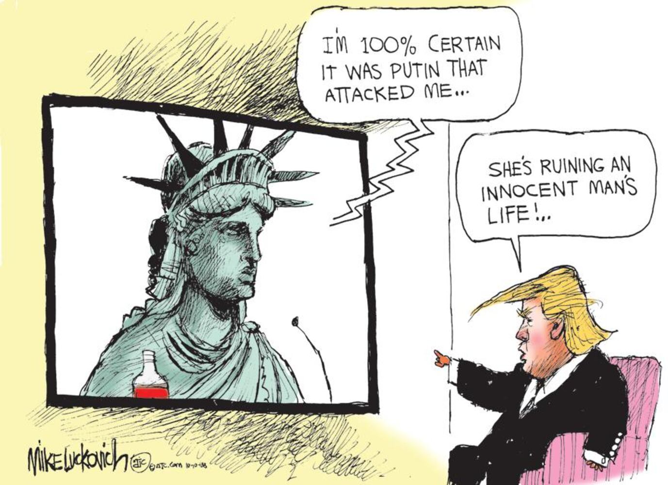 Mike Luckovich’s Round File for October 2018