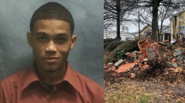 Christopher Phillips was killed after crashing into a brick wall in South Fulton last Tuesday, police said.