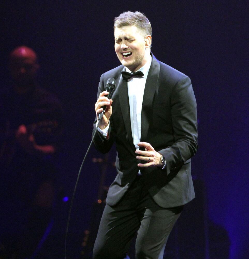 Singer croons to sold-out crowd