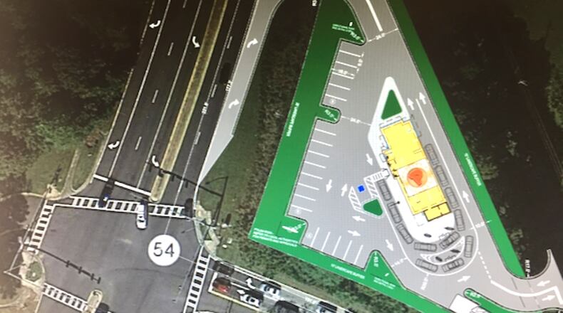 Concerns about traffic and buffer areas led the Peachtree City Planning Commission to deny a rezoning request for a new fast-food restaurant. Courtesy Peachtree City