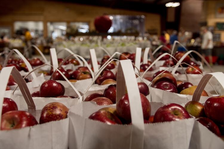 The Mercier Orchards farm store is filled with apple products, ranging from wine to hard cider to apple butter. (Courtesy of Mercier Orchards)
