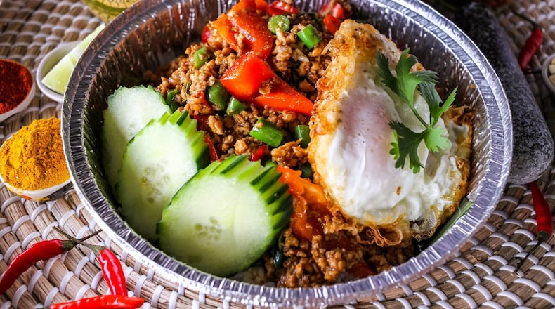 Chicken Basil from TydeTate Kitchen. ANGELA HANSBERGER FOR THE ATLANTA JOURNAL-CONSTITUTION