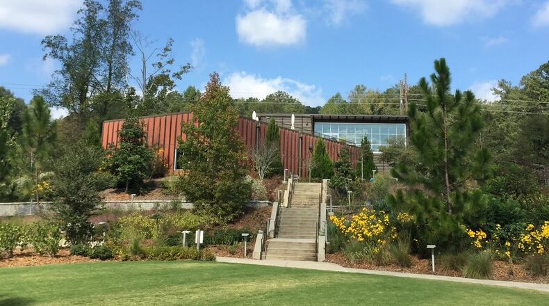 The Chattahoochee Nature Center has engaged Atlanta muralist Thomas Turner to create a mural masterpiece to cascade down a multi-tier hillside staircase. (Courtesy Chattahoochee Nature Center)
