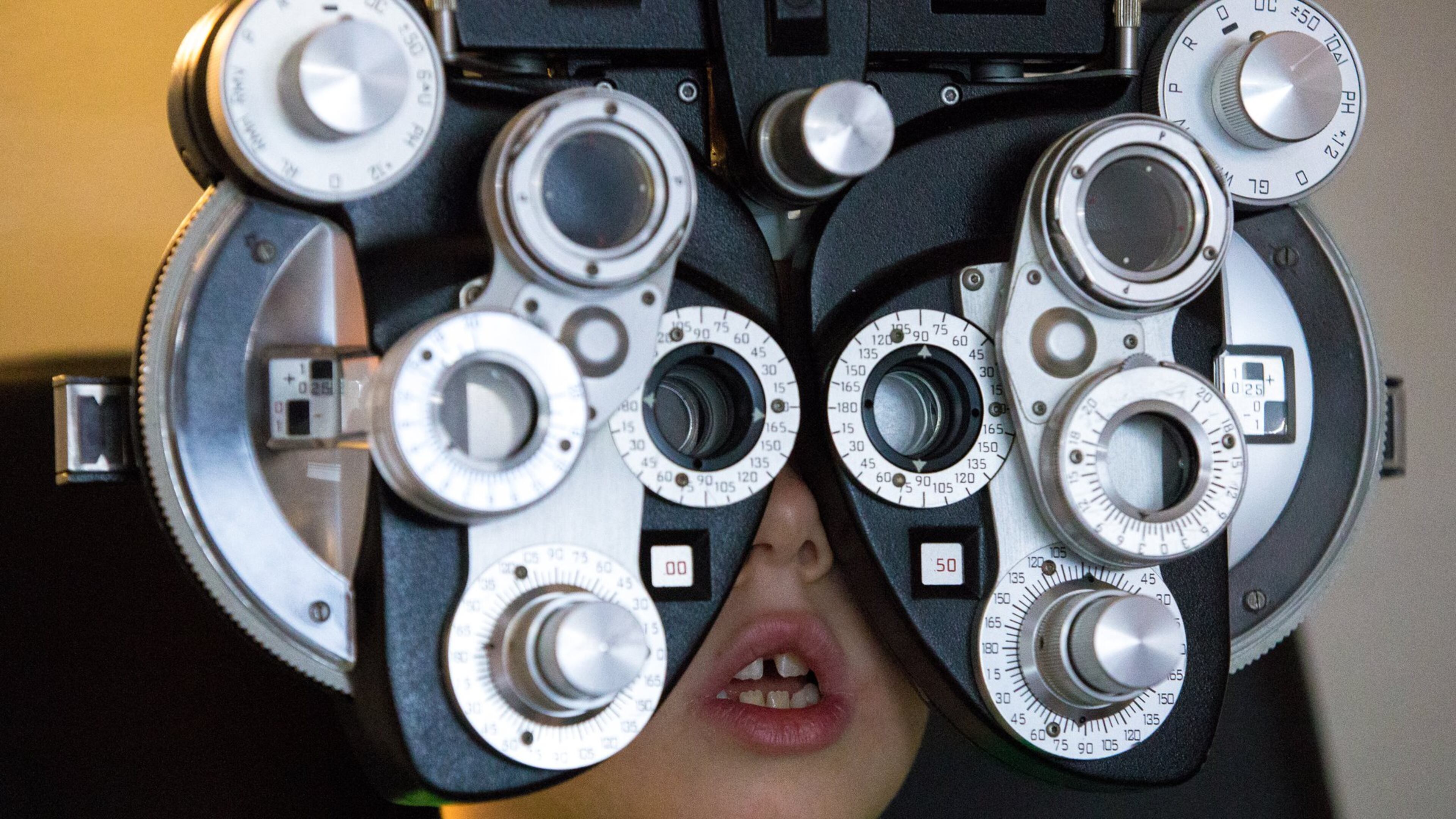 Children need a thorough eye exam starting before kindergarten and every year after as part of their back-to-school examinations, an Atlanta optometrist says. (Casey Sykes for the AJC)
