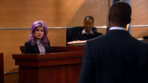 Kelly Osbourne played a fan of a pop star who attempted to murder the pop star's cheating ex in an episode of "Drop Dead Diva" that aired on Lifetime  in 2012. (Lifetime) 