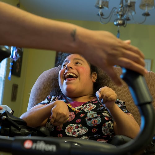 Gabby Dollar, 31, will no longer be able to live independently if proposed waiver changes are approved. (Courtesy of Robin Rayne/ZUMA)