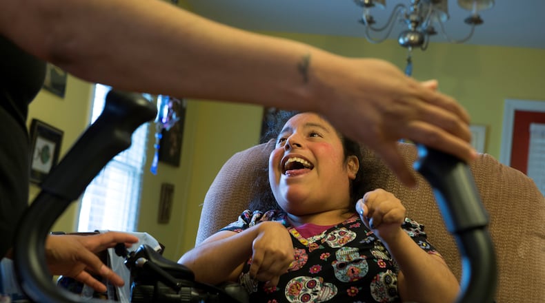Gabby Dollar, 31, will no longer be able to live independently if proposed waiver changes are approved. (Courtesy of Robin Rayne/ZUMA)
