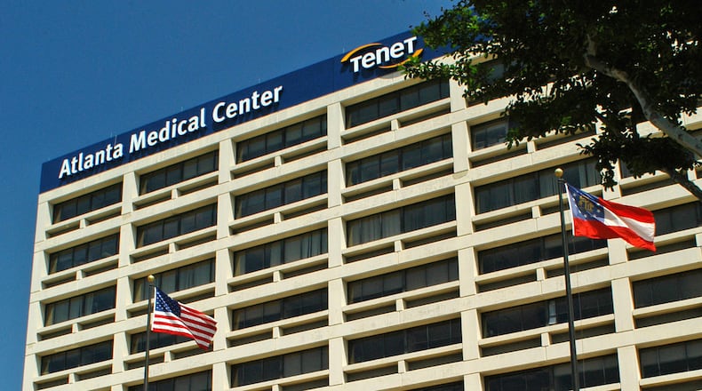 Atlanta Medical Center was a Tenet Healthcare hospital caught up in the federal government's sweeping $400 million kickbacks case against former medical executives. On Thursday, a federal judge in Atlanta permanently ended the case. (Carrie Teegardin/AJC)