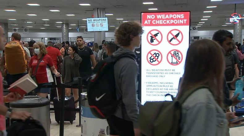 TSA agents at Hartsfield-Jackson has confiscated more guns at checkpoints than any other airport in America