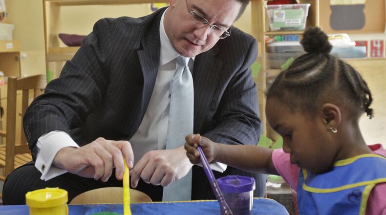 Bobby Cagle, shown here in his former incarnation as head of the state Department of Early Care and Learning, is the new head of the Division of Family and Children Services. Time to start sending out resumes? Bob Andres | bandres@ajc.com