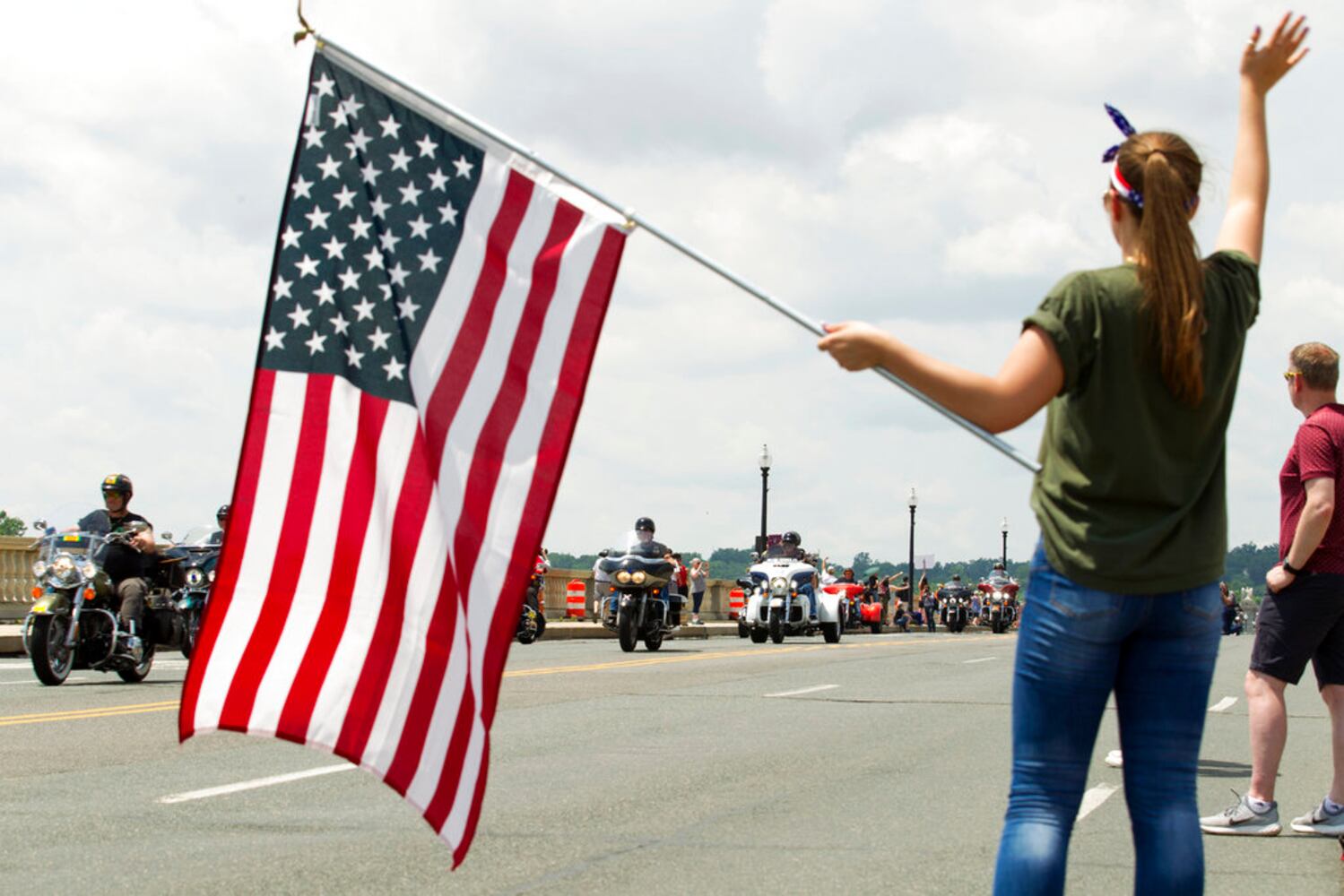 2018 rolling thunder motorcycle parade