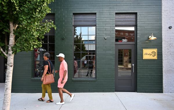 Exterior of Heritage Supper Club on Friday, Sept. 4, 2026, in Atlanta. Heritage, the highly anticipated new restaurant from chef Demetrius Brown, is set to open Sept. 10. (Hyosub Shin/AJC)