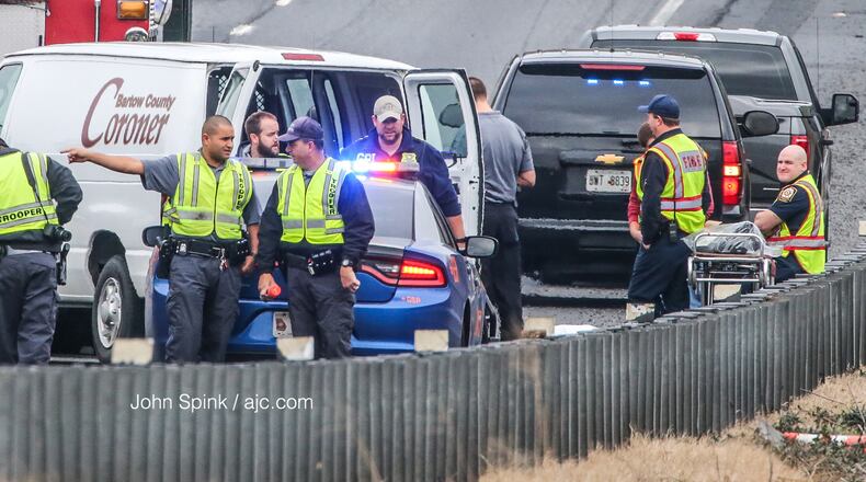 Authorities are investigating after a body was found on I-75 North in Emerson.