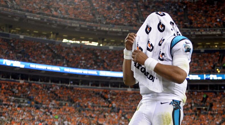 This is the Cam Newton the Falcons and their fans want to see Sunday in Charlotte. (Dustin Bradford/Getty Images)