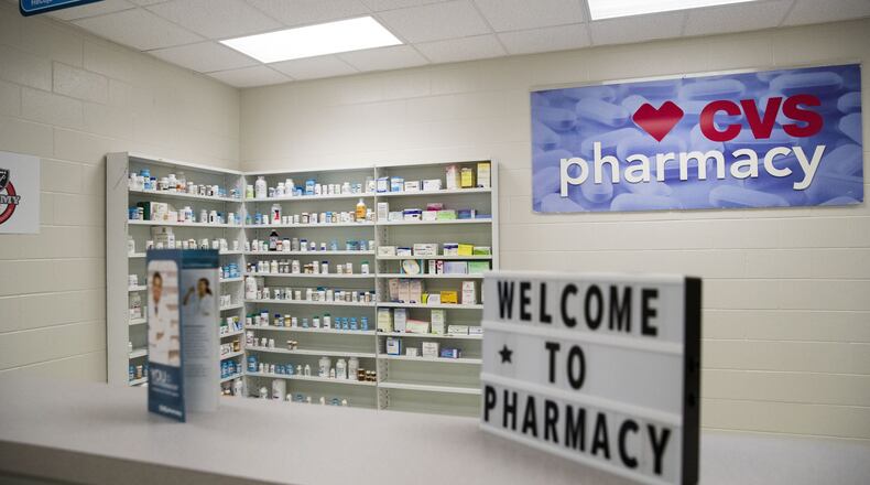 The new CVS mock pharmacy lab at Shiloh High School in Snellville, Thursday, February 15, 2018. ALYSSA POINTER/ALYSSA.POINTER@AJC.COM