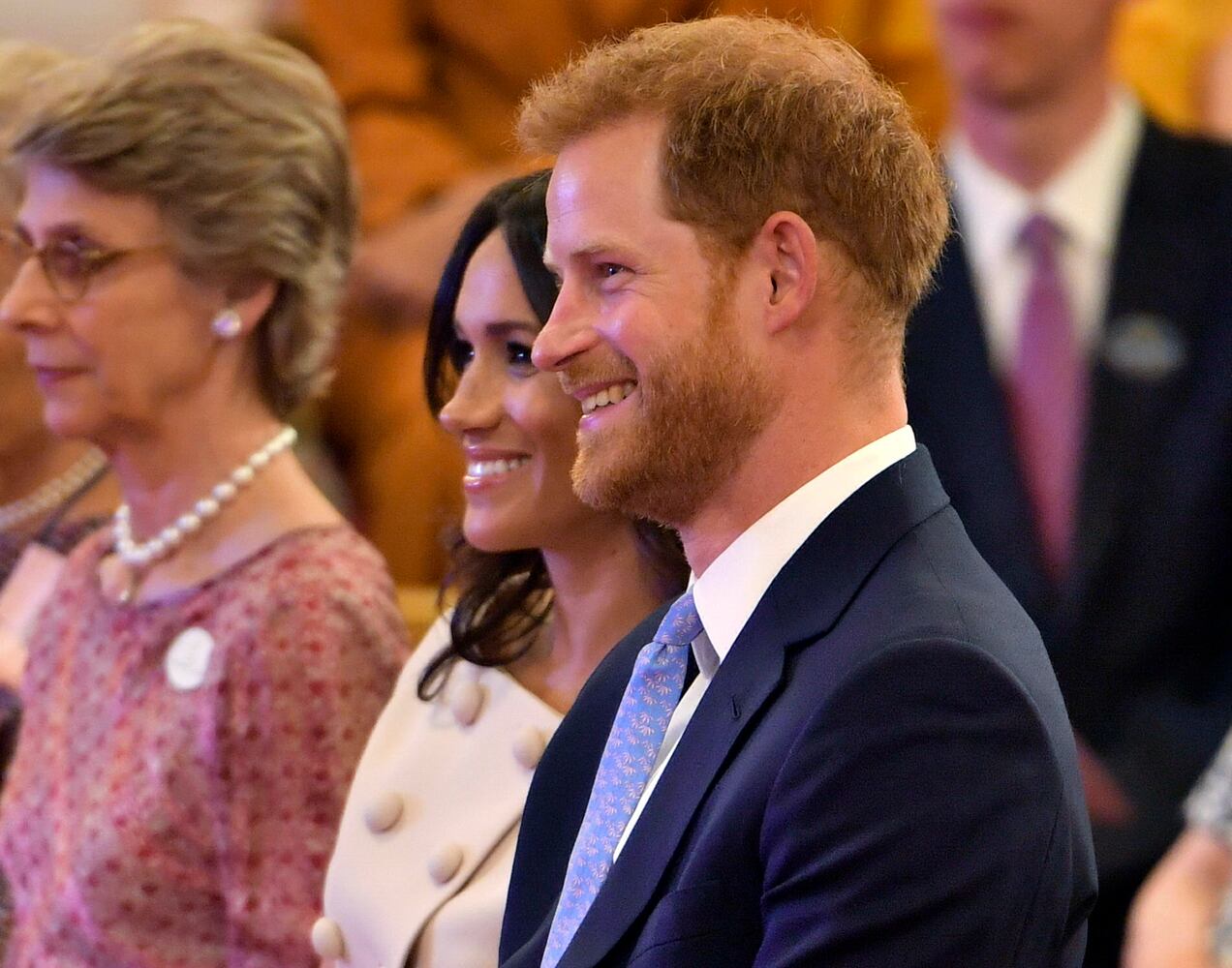 Photos: Meghan Markle, Prince Harry, David Beckham attend Queen’s  Young Leaders ceremony