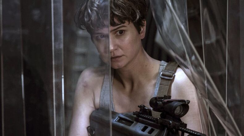 Katherine Waterston stars in “Alien: Covenant.” Contributed by Mark Rogers/Twentieth Century Fox via AP
