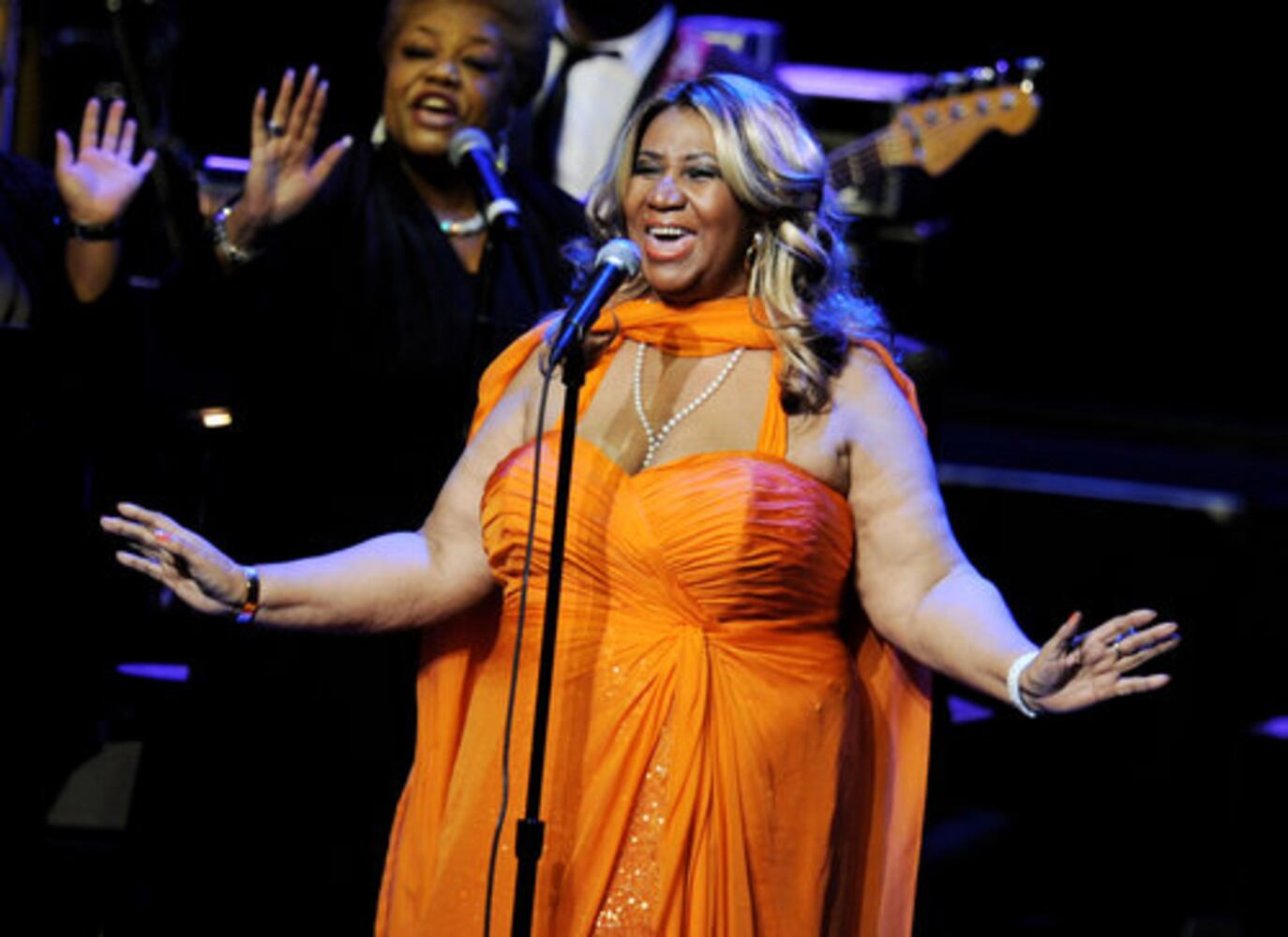 Aretha at L.A.'s Nokia Theatre