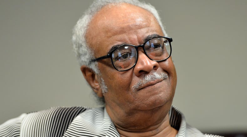 June 28, 2013 Atlanta - Rep. Tyrone Brooks waits for the panel appointed by Gov. Nathan Deal before a hearing on Friday, June 28, 2013. The panel of Attorney General Sam Olens, a Republican, House Minority Leader Stacey Abrams, D-Atlanta, and Senate Minority Leader Steve Henson, D-Tucker, all voted not to suspend Brooks, Gov. Nathan Deal's office told The Atlanta Journal-Constitution. Brooks, D-Atlanta, faces 30 federal charges of wire, tax and mail fraud related to his work with a pair of charities. The U.S. Attorney's office alleges that Brooks used contributions meant for those charities for his personal expenses. HYOSUB SHIN / HSHIN@AJC.COM Former Rep. Tyrone Brooks in 2013 (AJC file/Hyosub Shin)