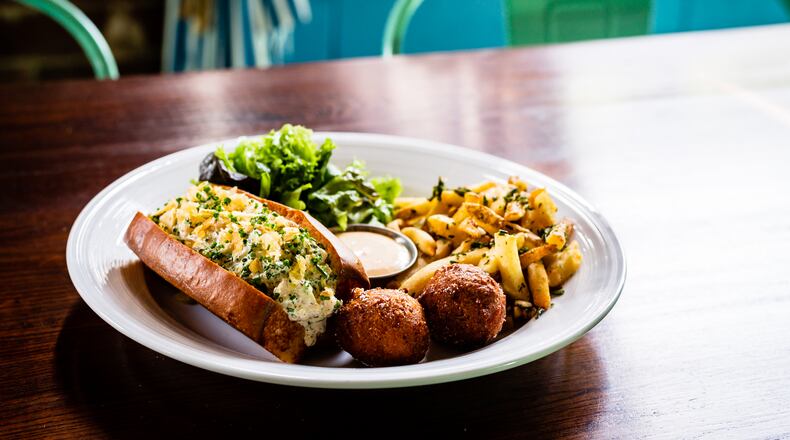 The shrimp roll at Watchman's Seafood and Spirits benefits from excellent ingredients and thoughtful, precise execution.