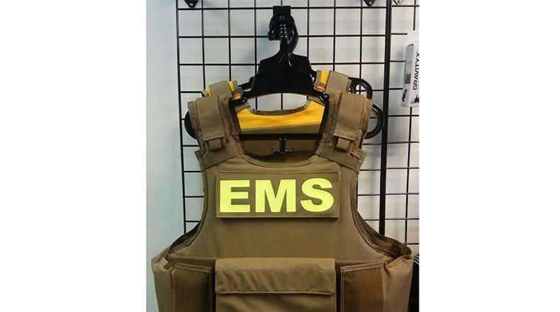 Milton is applying for an $19,152 grant to buy 18 sets of bullet-resistant vests, such as this one, and helmets for firefighters. CITY OF MILTON
