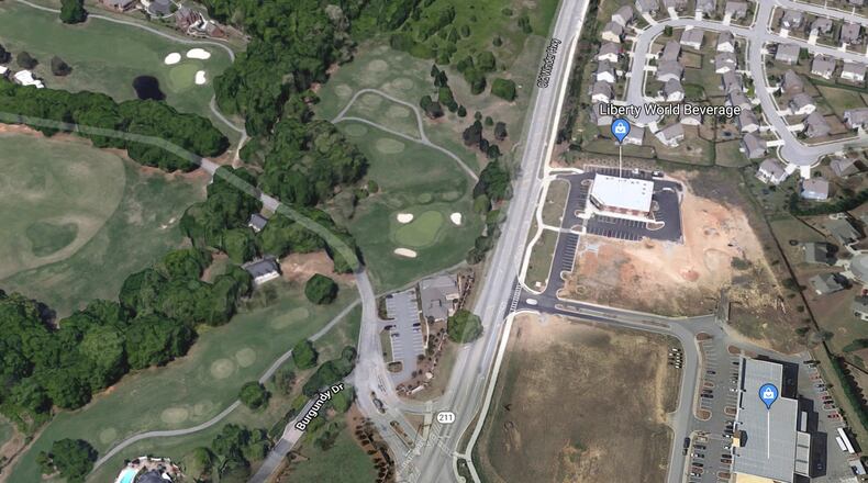 Gwinnett will help Braselton build a multi-use tunnel as part of a pedestrian safety project on State Route 211/Old Winder Highway. Google Maps