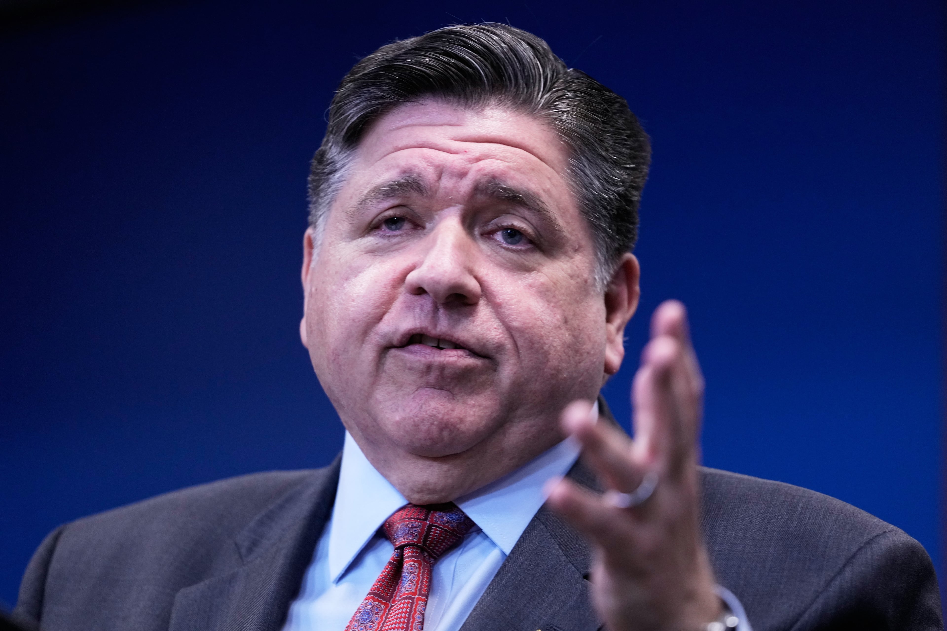 Illinois Gov. JB Pritzker recently spoke at Democrats' Carter-Lewis Dinner in Atlanta.