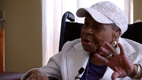 A scene from Tarabu Betserai Kirkland's film, "100 Years from Mississippi" about his mother's return to Mississippi at 110 years old.